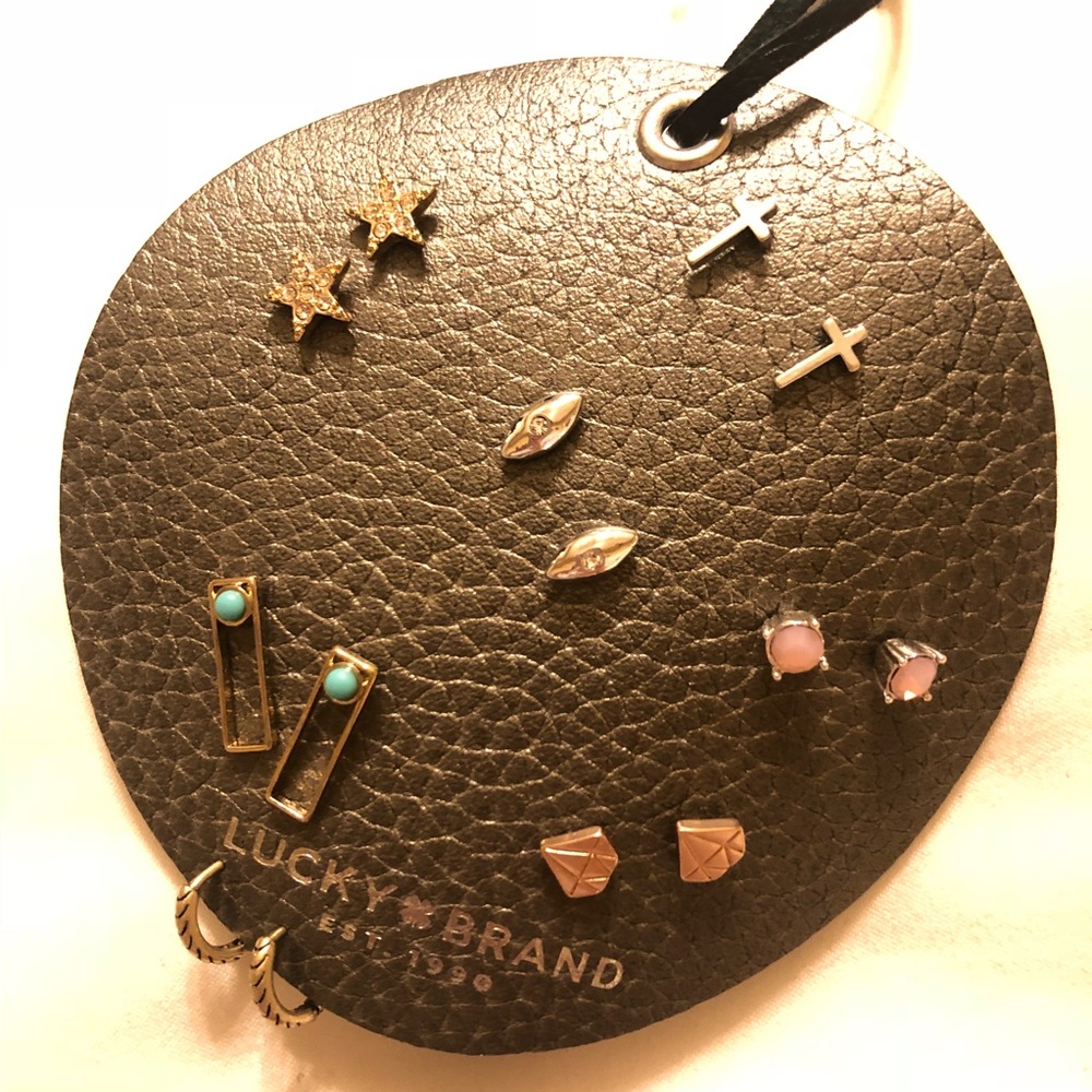 🔥NEW!!🔥 Lucky Brand Leather Stud Set - Picture 3 of 3